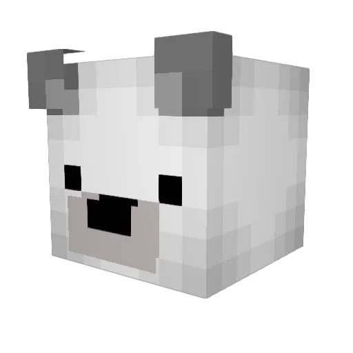 birtiks Minecraft avatar head, 3D render