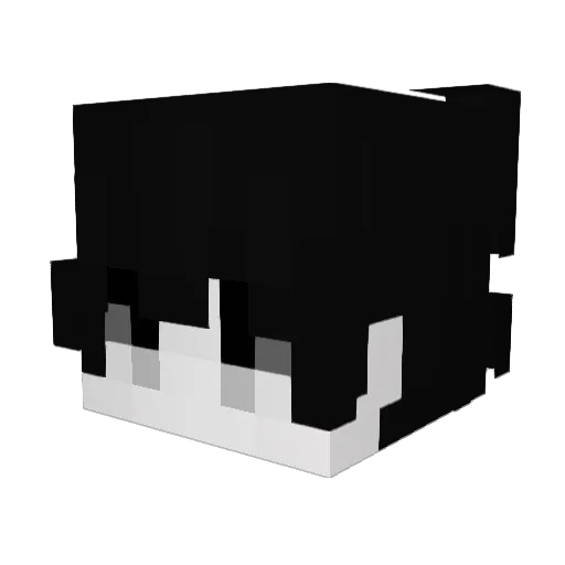 bisac Minecraft avatar head, 3D render