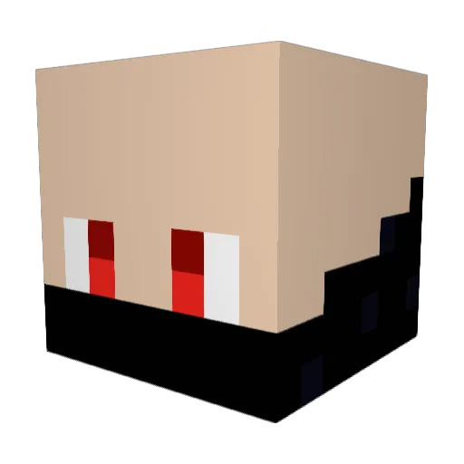 biscuit08 Minecraft avatar head, 3D render