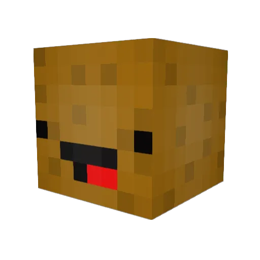 bisey11 Minecraft avatar head, 3D render