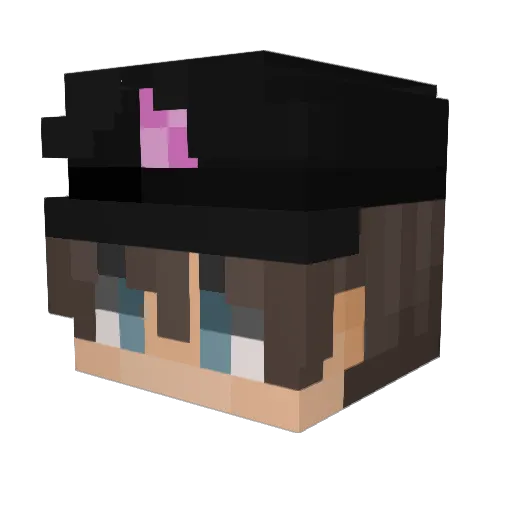 bishopclancy Minecraft avatar head, 3D render