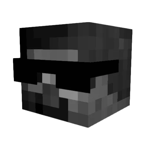 bispowzz Minecraft avatar head, 3D render