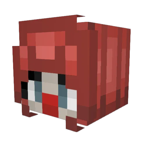 bissslob Minecraft avatar head, 3D render