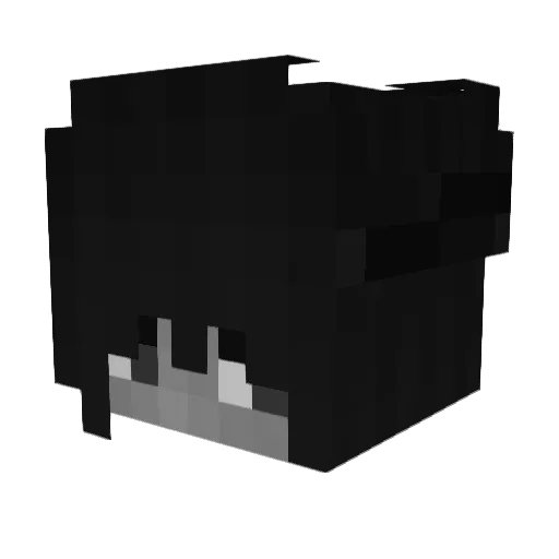 bistehweg Minecraft avatar head, 3D render
