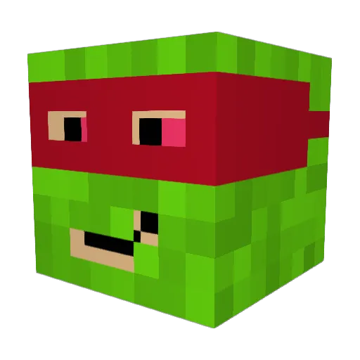 bit5_0 Minecraft avatar head, 3D render