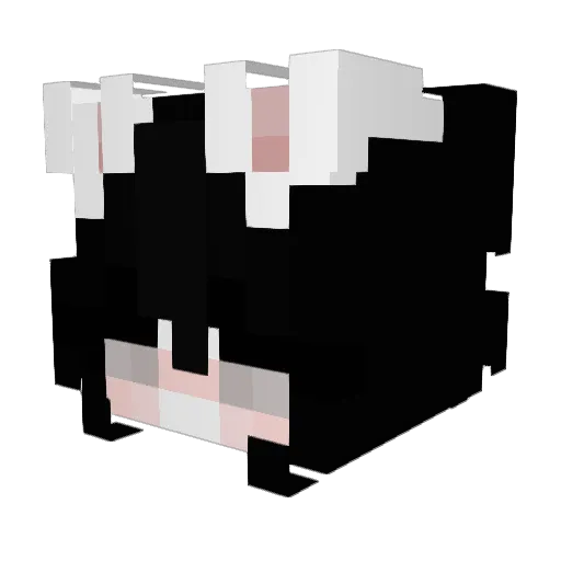 bitdee Minecraft avatar head, 3D render