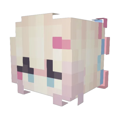 biteclipse Minecraft avatar head, 3D render