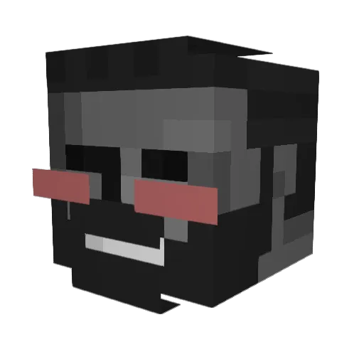 bitibgwriter519 Minecraft avatar head, 3D render