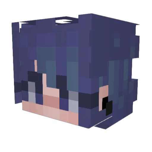 bitrayne Minecraft avatar head, 3D render
