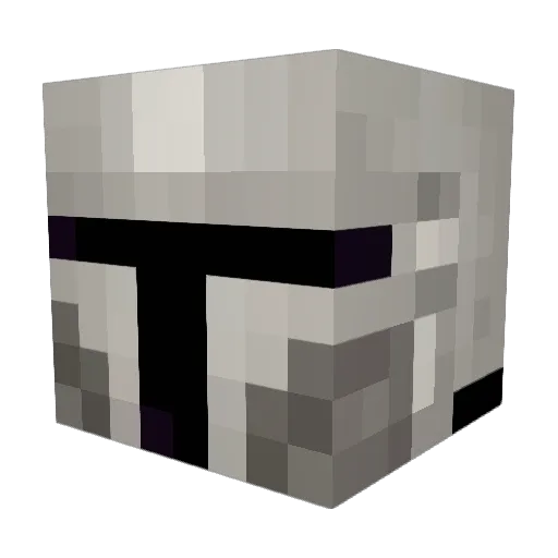 bitsB88 Minecraft avatar head, 3D render