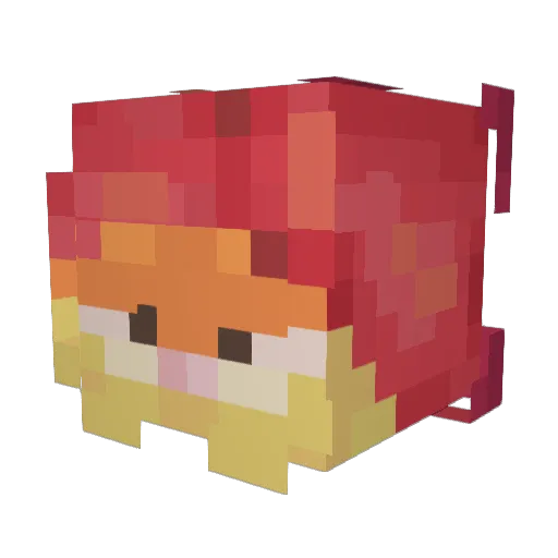 bitterspringsss Minecraft avatar head, 3D render