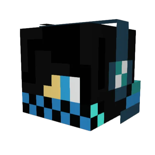 bitteskid123 Minecraft avatar head, 3D render