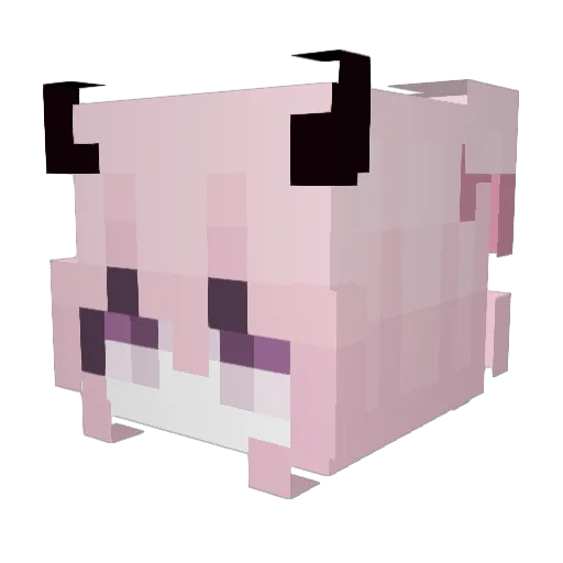 biubiubiu_47 Minecraft avatar head, 3D render