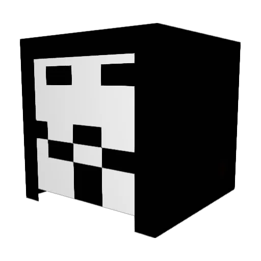 bix72 Minecraft avatar head, 3D render