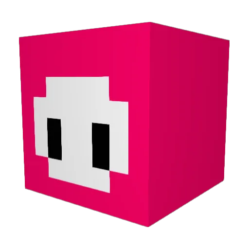 bizarre1772 Minecraft avatar head, 3D render