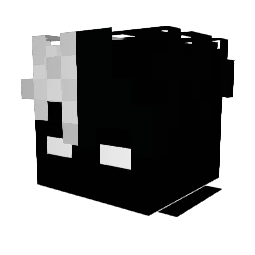 bizrrcc Minecraft avatar head, 3D render