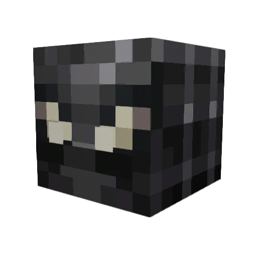 bj4s Minecraft avatar head, 3D render