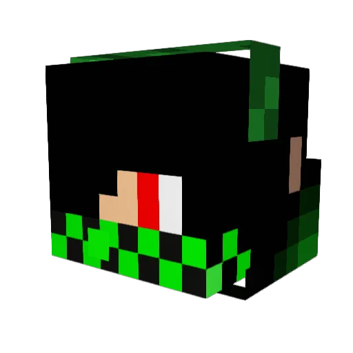bjaniszewski11 Minecraft avatar head, 3D render