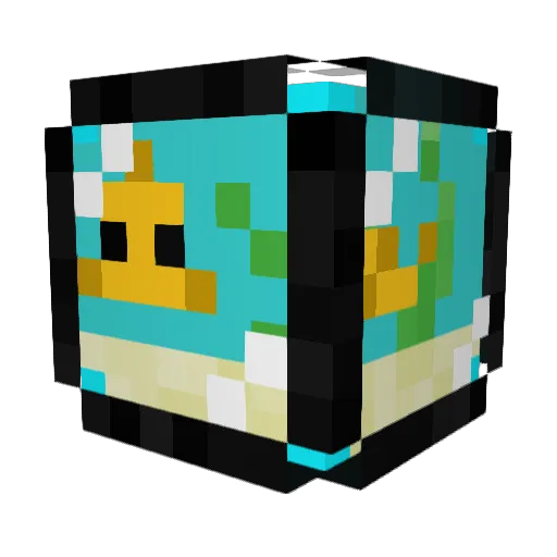 bjb101 Minecraft avatar head, 3D render