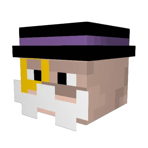bjergfolk Minecraft avatar head, 3D render