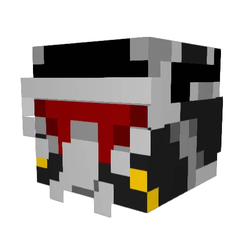 bjoern_tx Minecraft avatar head, 3D render