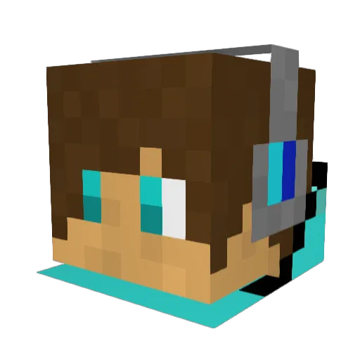 bjohn407 Minecraft avatar head, 3D render