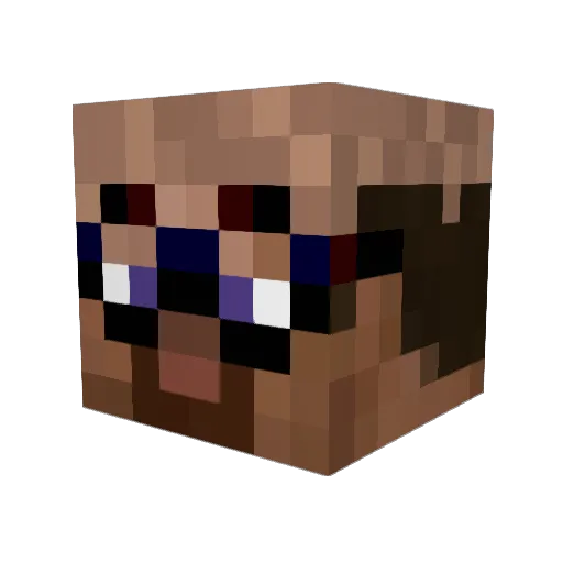 bkast3bkast3 Minecraft avatar head, 3D render