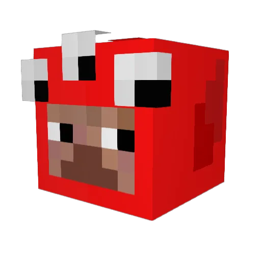 bkeeygoat Minecraft avatar head, 3D render