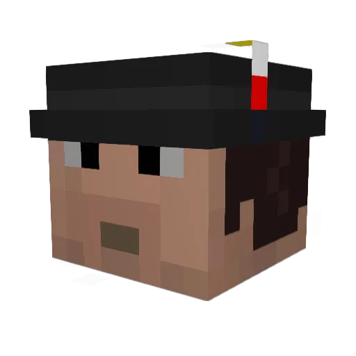 bkeigh Minecraft avatar head, 3D render
