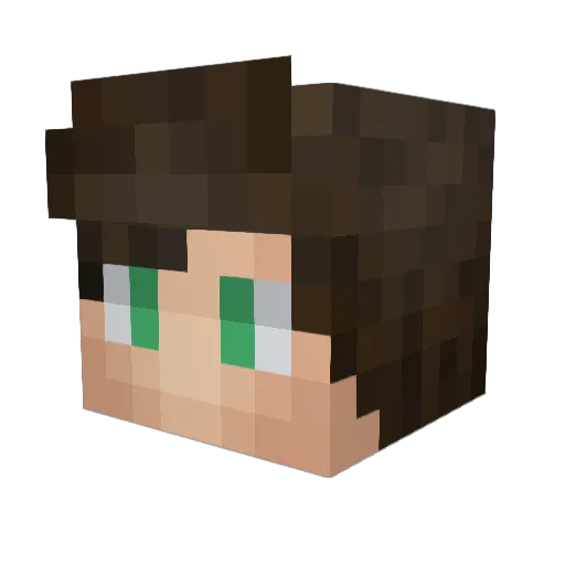 bkelly04 Minecraft avatar head, 3D render