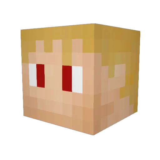 bkinator99 Minecraft avatar head, 3D render