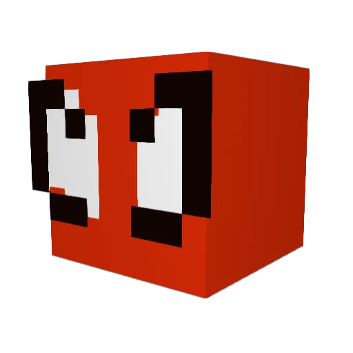 bking1705 Minecraft avatar head, 3D render