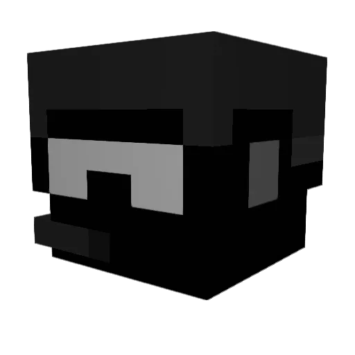 bkl00987 Minecraft avatar head, 3D render