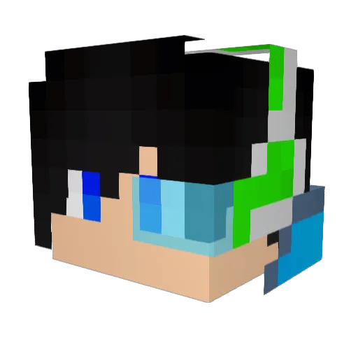 bkong4667 Minecraft avatar head, 3D render