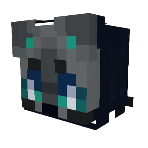 bl0rp34 Minecraft avatar head, 3D render