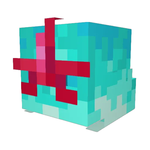 bl1ckk_ Minecraft avatar head, 3D render