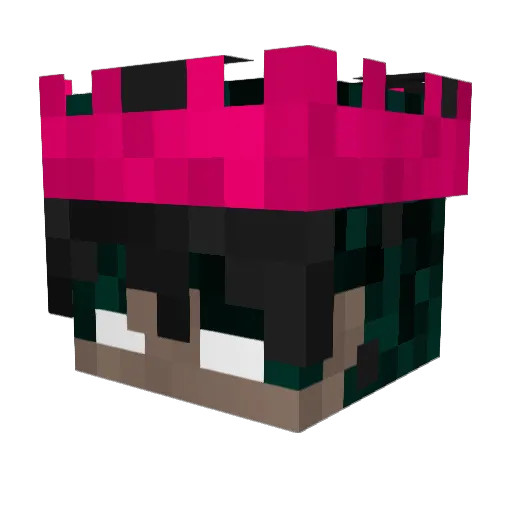 bl473j Minecraft avatar head, 3D render
