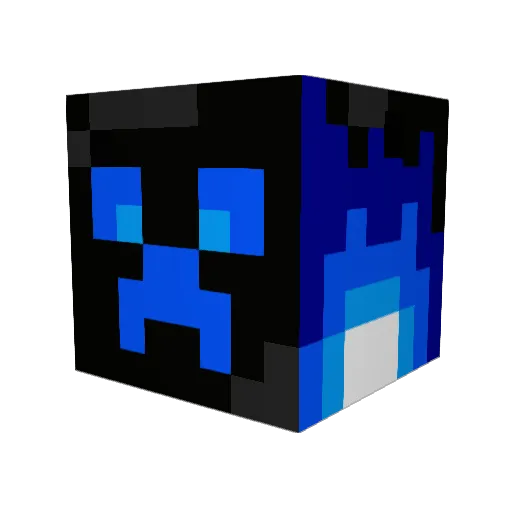 bl999 Minecraft avatar head, 3D render