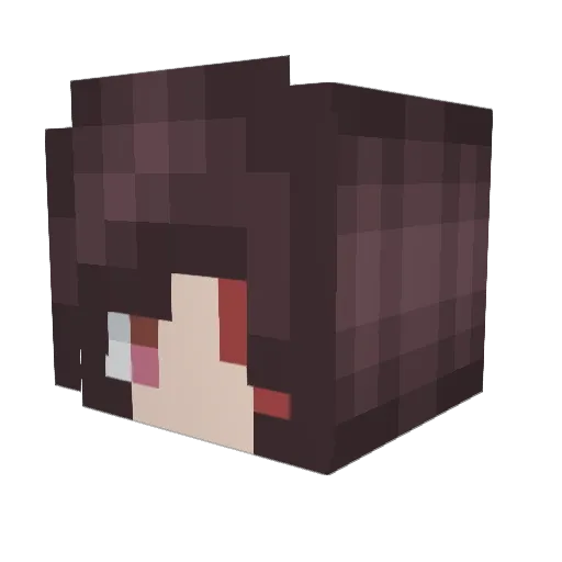 bla_lex Minecraft avatar head, 3D render