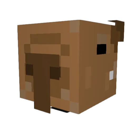 blablabla100 Minecraft avatar head, 3D render