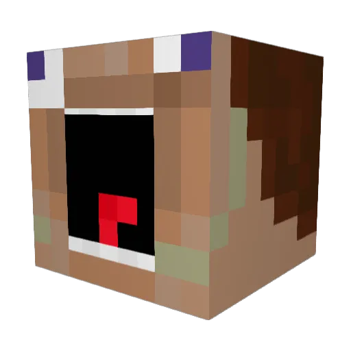 blablasponge Minecraft avatar head, 3D render