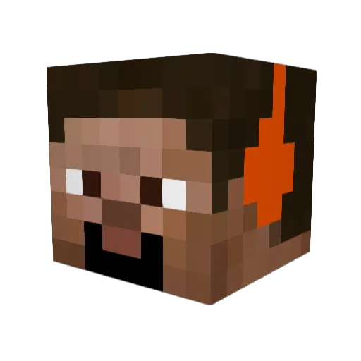 blablo123 Minecraft avatar head, 3D render