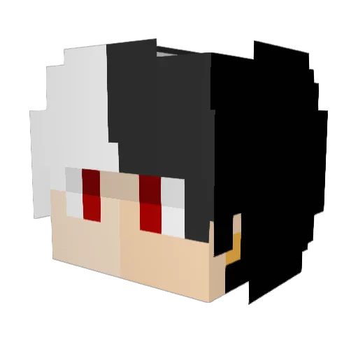 black952 Minecraft avatar head, 3D render