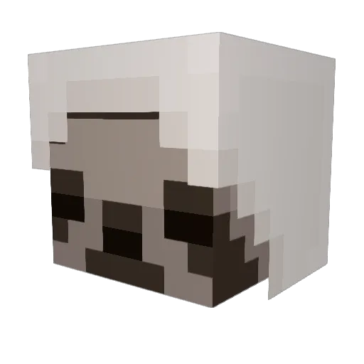 blackJesterr Minecraft avatar head, 3D render