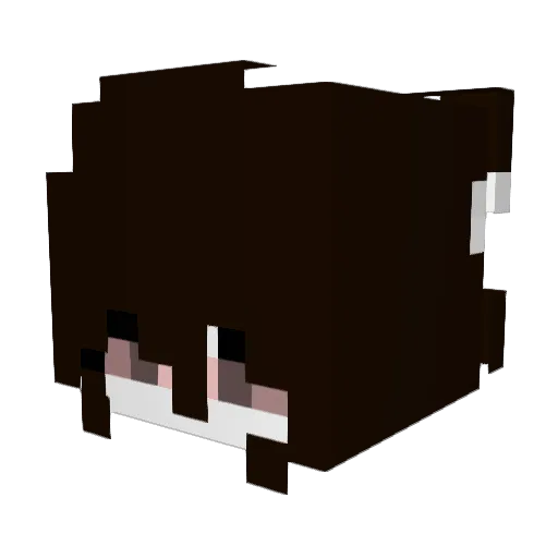 black_chaser Minecraft avatar head, 3D render