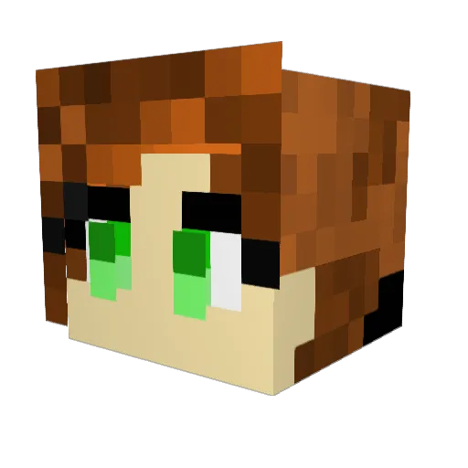 black_horse12 Minecraft avatar head, 3D render