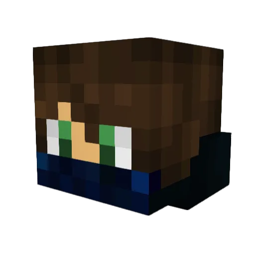 black_jet94 Minecraft avatar head, 3D render