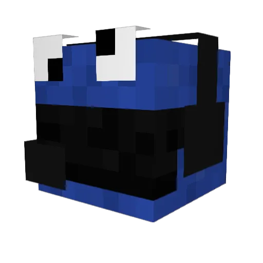 black_knio99 Minecraft avatar head, 3D render