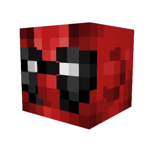 black_ninja07 Minecraft avatar head, 3D render