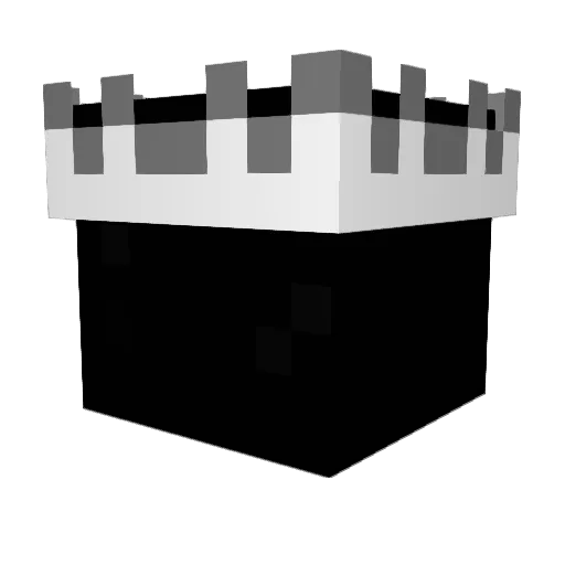 black_nurik Minecraft avatar head, 3D render